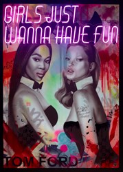 Girls Just Wanna Have Fun - Tom Ford by Dan Pearce - Original Neon sized 33x46 inches. Available from Whitewall Galleries
